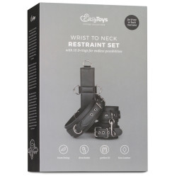 EasyToys Fetish Collection Collier et menottes Restraint Set Simili